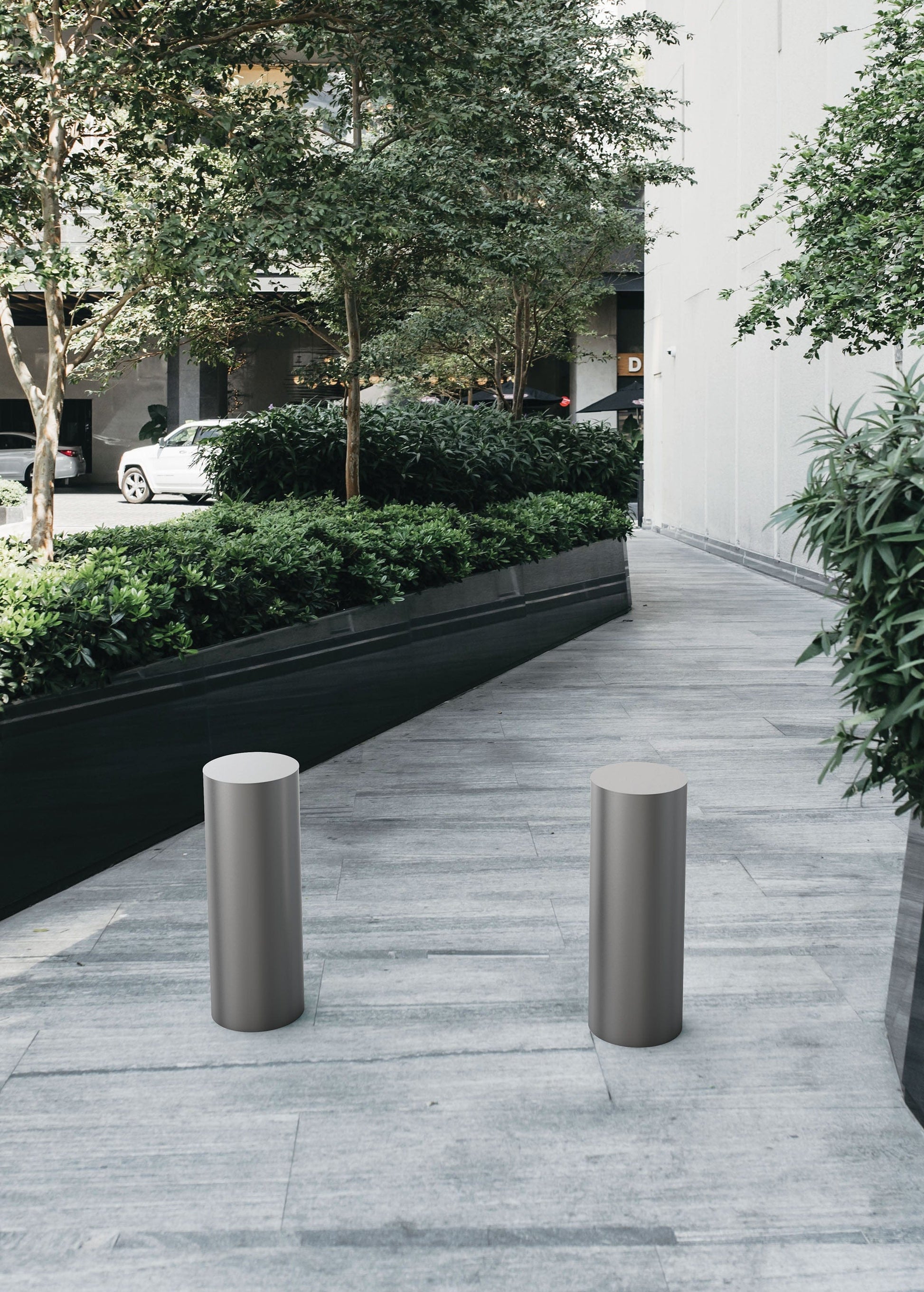 Cityscape Direct Brushed Stainless Steel Large Bollard