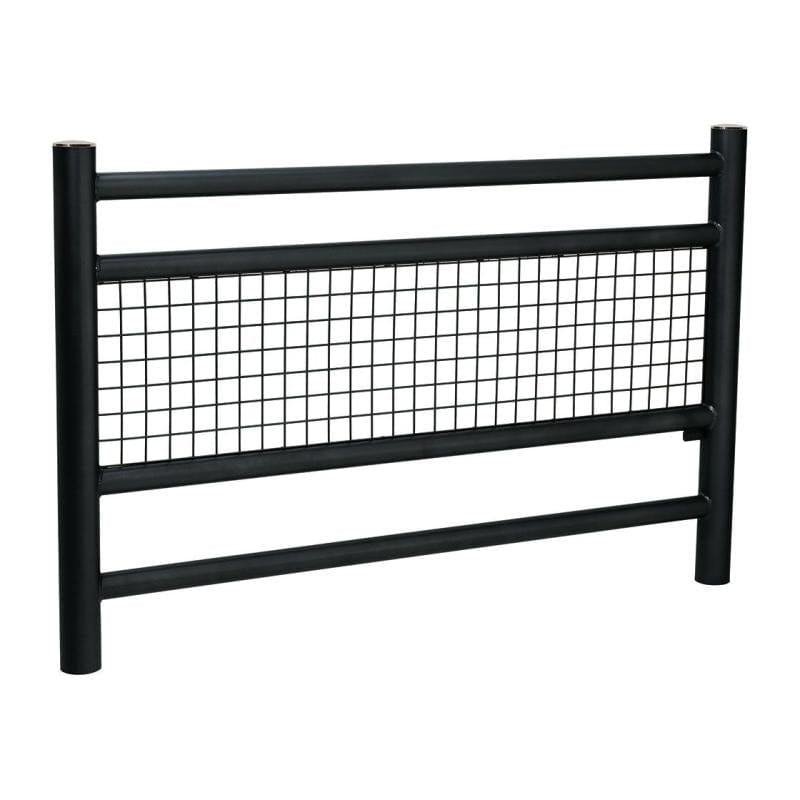 Cityscape Direct Linea Railing Brushed Steel / Black (RAL 9005)