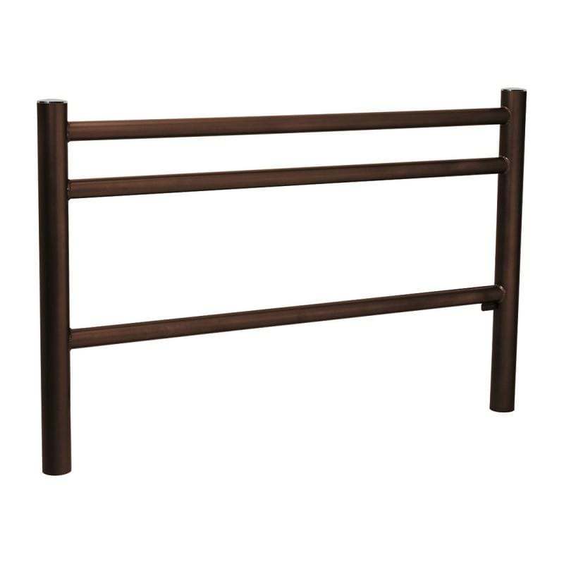 Cityscape Direct Trio Railing Brushed Steel / Black (RAL 9005)