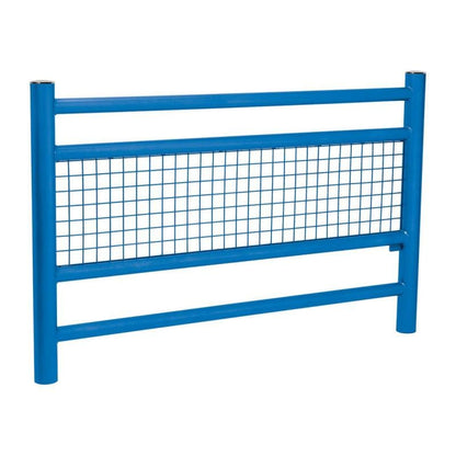 Cityscape Direct Linea Railing Brushed Steel / Blue (RAL 5010)