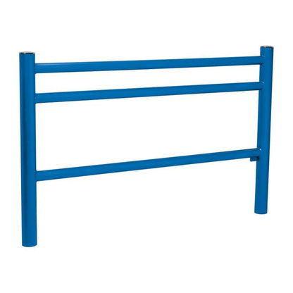 Cityscape Direct Trio Railing Brushed Steel / Blue (RAL 5010)