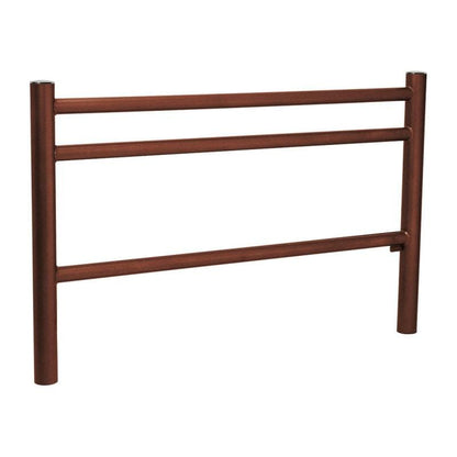 Cityscape Direct Trio Railing Brushed Steel / Corten Effect