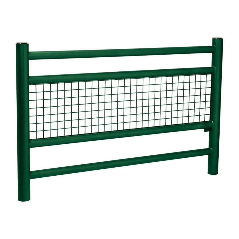 Cityscape Direct Linea Railing Brushed Steel / Green (RAL 6005)