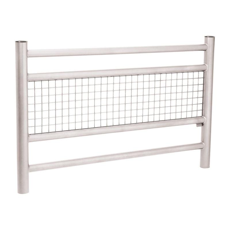 Cityscape Direct Linea Railing Brushed Steel / Light Grey (RAL 7044)