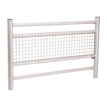 Cityscape Direct Linea Railing Brushed Steel / Light Grey (RAL 7044)