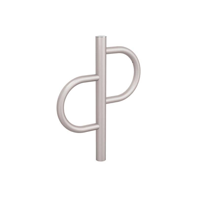 Cityscape Direct Province Tradition Bicycle Stand Brushed Steel / Light Grey (RAL 7044)