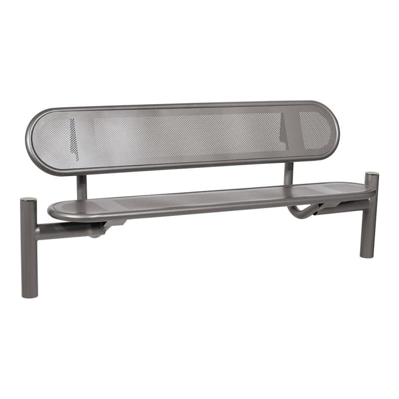Cityscape Direct Province Seat Brushed Steel / Procity Grey