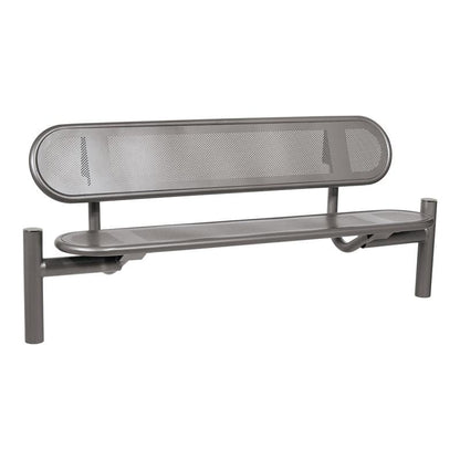 Cityscape Direct Province Seat Brushed Steel / Procity Grey