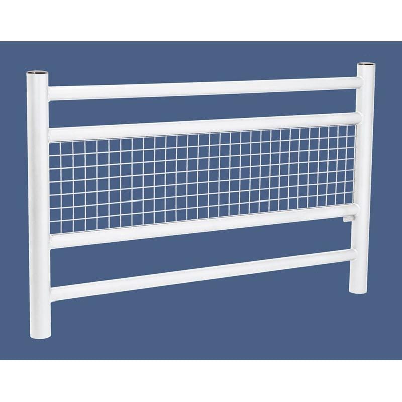 Cityscape Direct Linea Railing Brushed Steel / White (RAL 9010)