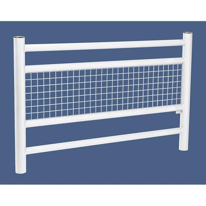 Cityscape Direct Linea Railing Brushed Steel / White (RAL 9010)