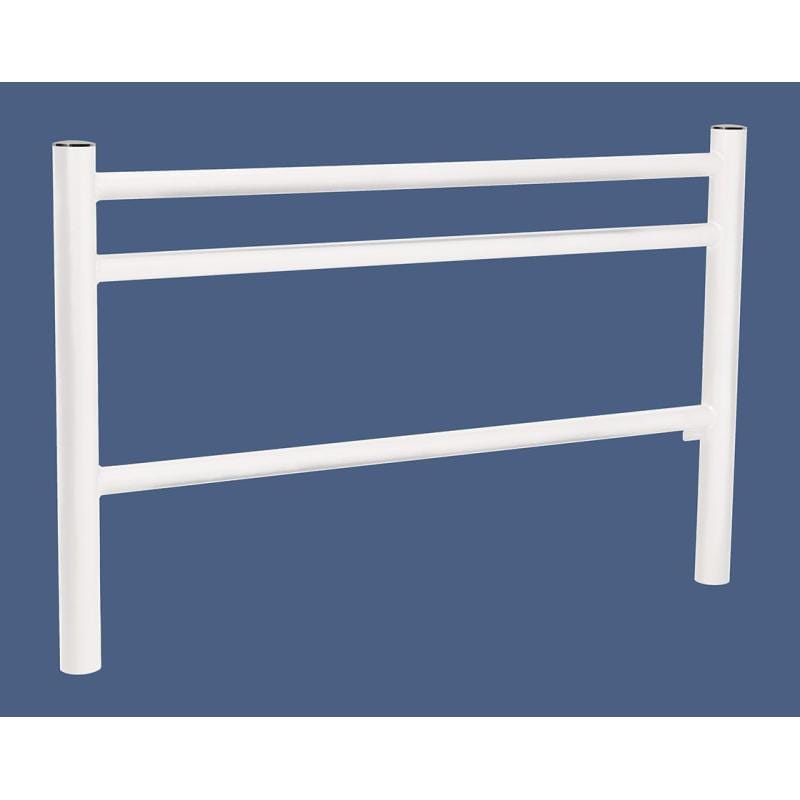 Cityscape Direct Trio Railing Brushed Steel / White (RAL 9010)