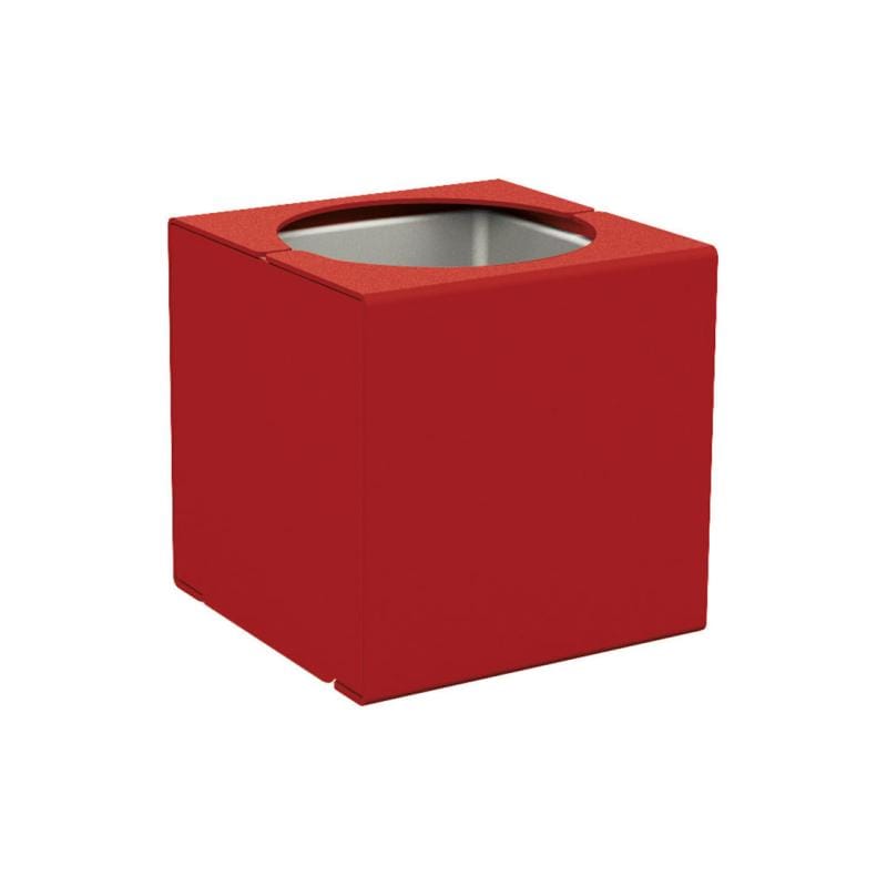 Cityscape Direct Kube Planter (Steel) Burgundy (RAL 3004)
