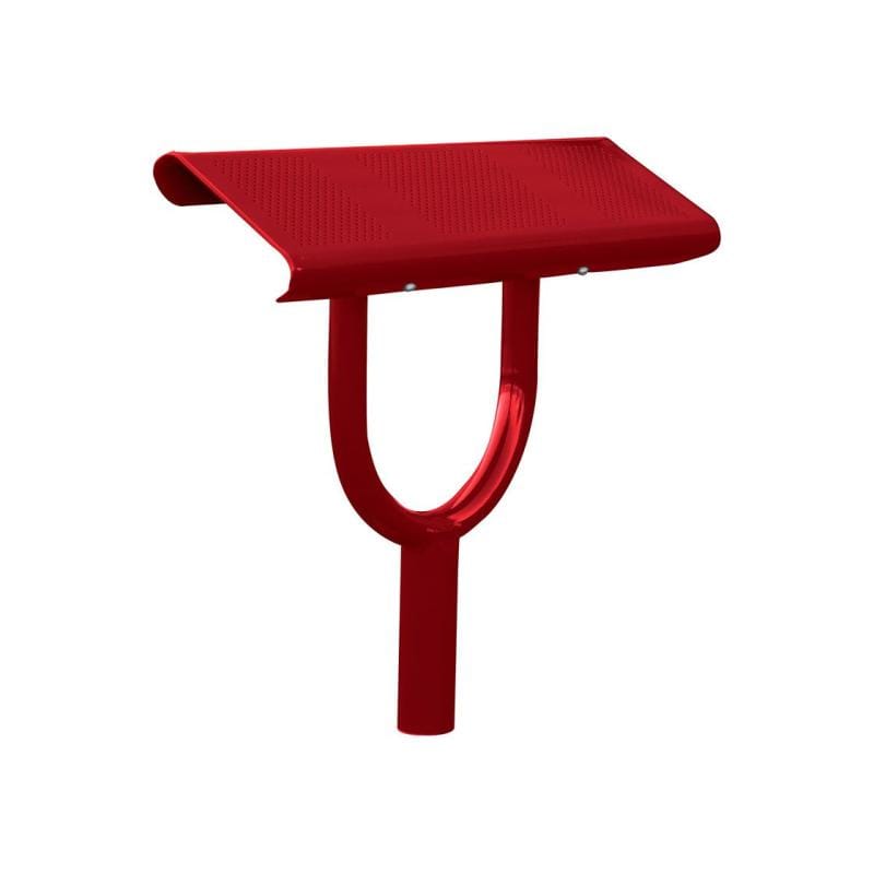 Cityscape Direct Oslo Steel Perch Seat Burgundy (RAL 3004)