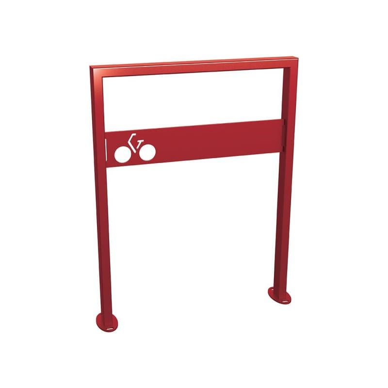 Cityscape Direct Milan Bicycle Stand Burgundy (RAL 3004) / Signed / Base Plates