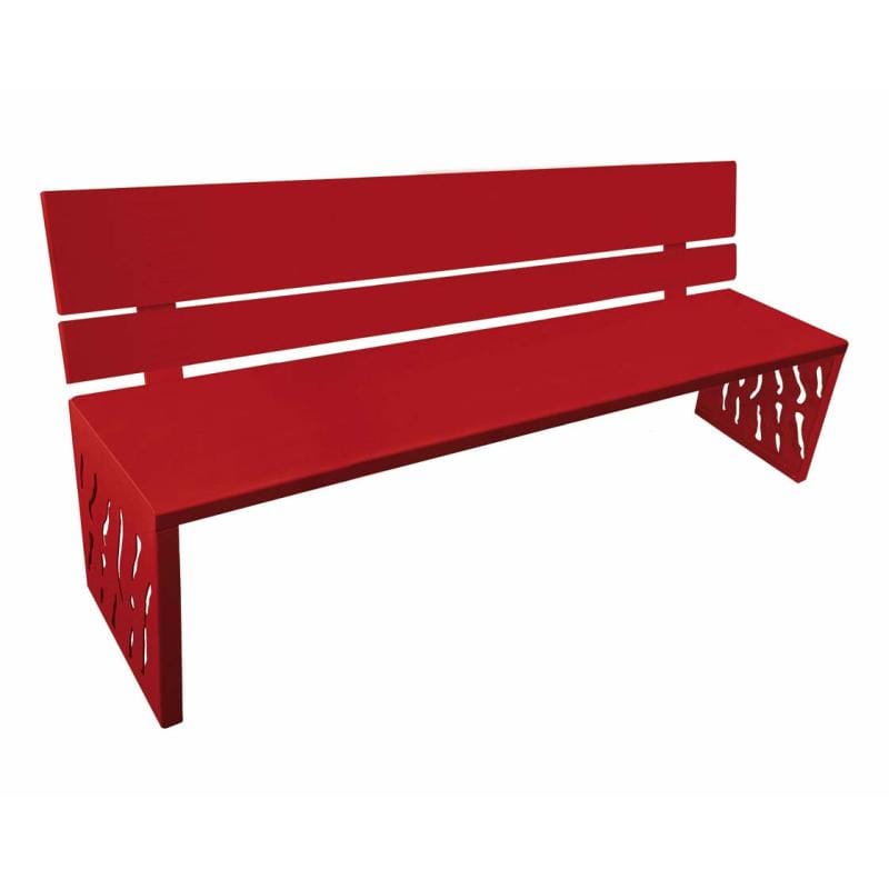 Cityscape Direct Venice Seat (Steel) Burgundy (RAL 3004)