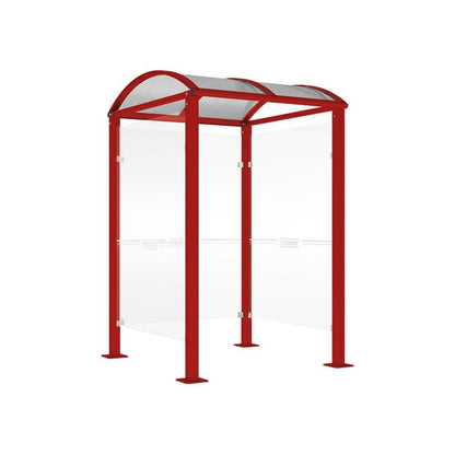 Cityscape Direct Voute Cash/Ticket Machine Shelter Burgundy (RAL 3004)