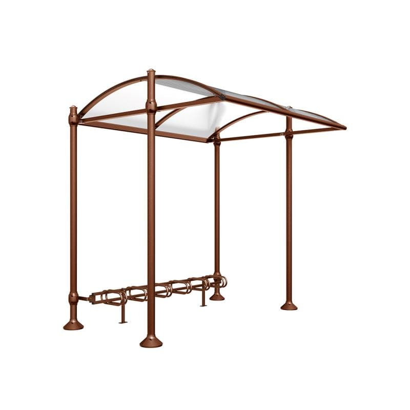 Cityscape Direct Province Bicycle Shelter Corten Effect / Agora / No Cladding