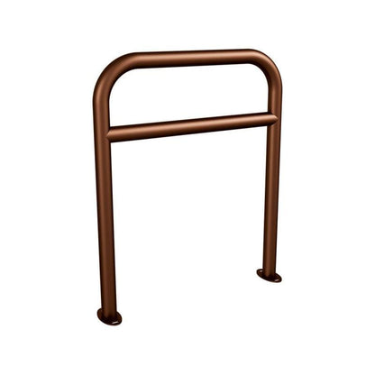 Cityscape Direct Sheffield Reinforced Bicycle Stand Corten Effect / Base Plates