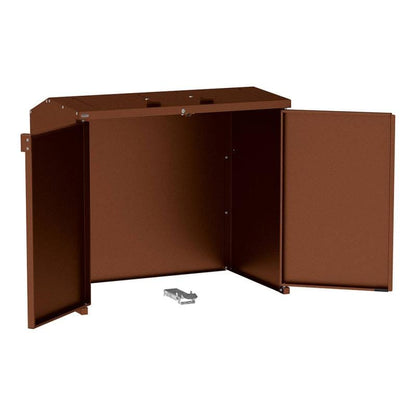 Cityscape Direct Berlin Wheelie Bin Enclosure Corten Effect