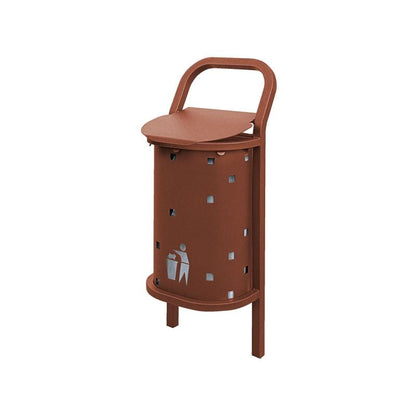 Cityscape Direct Conviviale Litter Bin Corten Effect