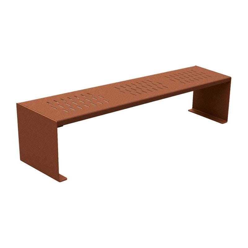 Cityscape Direct Kube Bench (Steel) Corten Effect