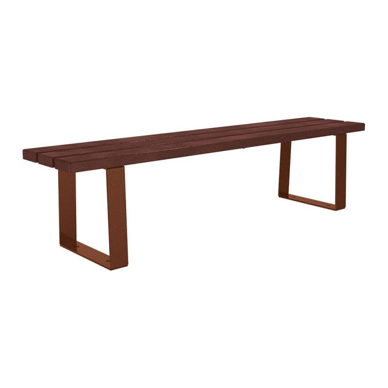 Cityscape Direct Riga Bench (Recycled Plastic) Corten Effect
