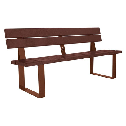 Cityscape Direct Riga Seat (Recycled Plastic) Corten Effect