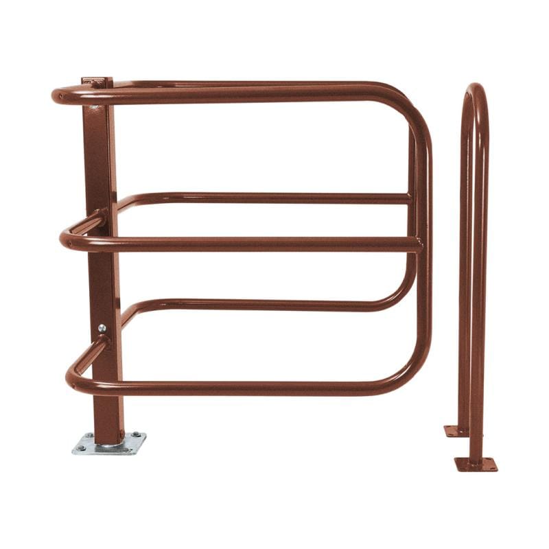 City Selective Swivel Barrier Corten Effect