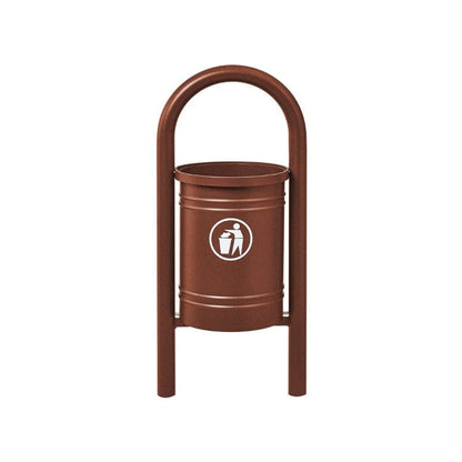 Cityscape Direct Vercors Litter Bin Corten Effect
