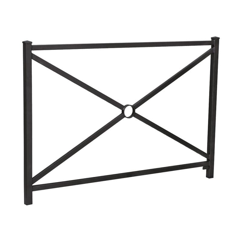 Cityscape Direct Jersey Railing Cross / Black (RAL 9005)