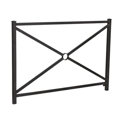 Cityscape Direct Jersey Railing Cross / Black (RAL 9005)