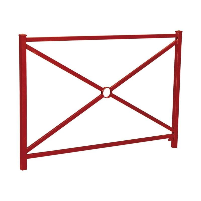 Cityscape Direct Jersey Railing Cross / Burgundy (RAL 3004)