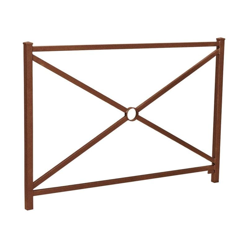 Cityscape Direct Jersey Railing Cross / Corten Effect