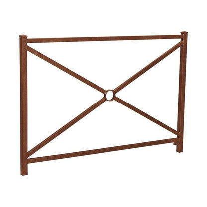 Cityscape Direct Jersey Railing Cross / Corten Effect