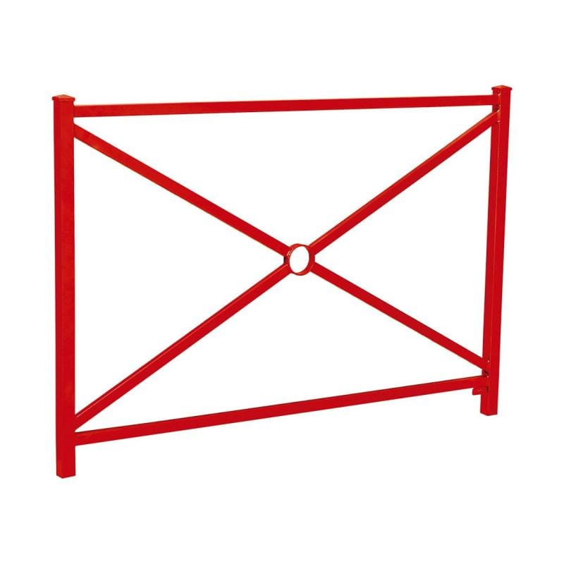 Cityscape Direct Jersey Railing Cross / Red (RAL 3020)