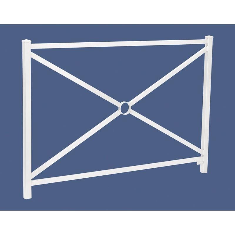 Cityscape Direct Jersey Railing Cross / White (RAL 9010)