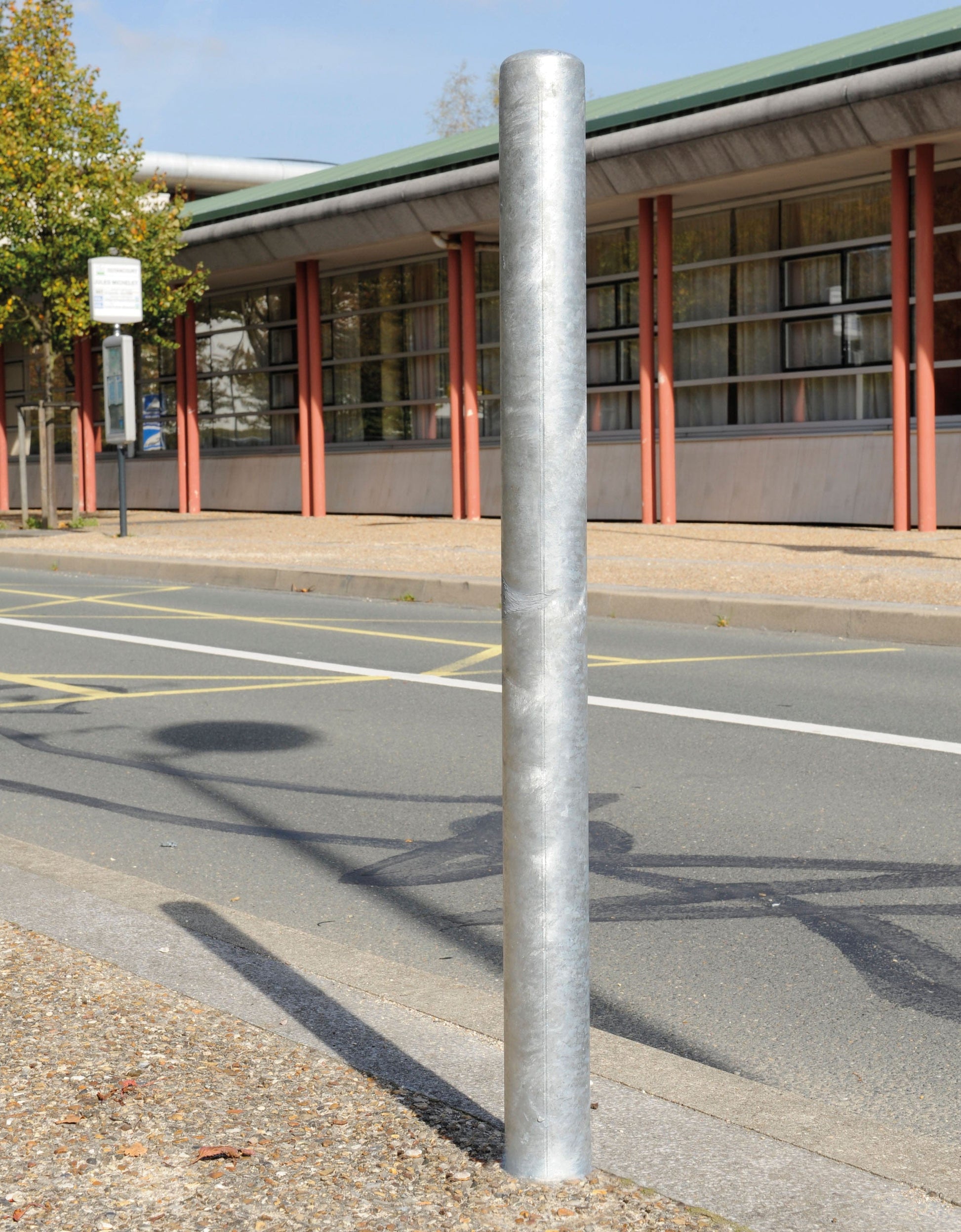 Cityscape Direct Dome Top Steel Bollard (Galvanised Version)