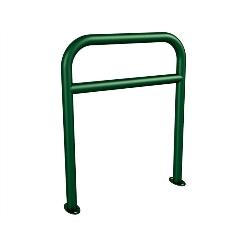Cityscape Direct Sheffield Reinforced Bicycle Stand Green (RAL 6005) / Base Plates