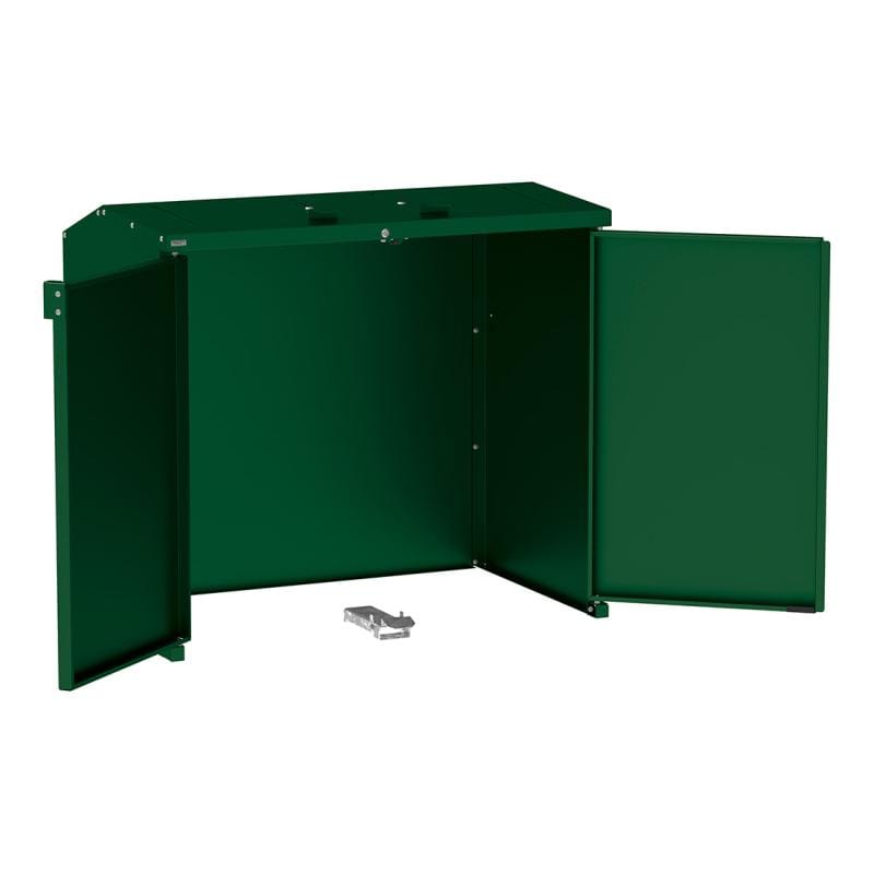 Cityscape Direct Berlin Wheelie Bin Enclosure Green (RAL 6005)