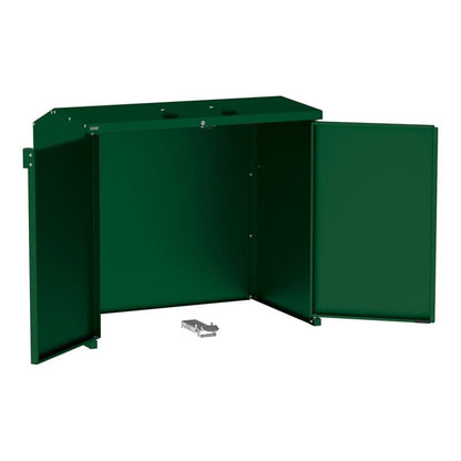 Cityscape Direct Berlin Wheelie Bin Enclosure Green (RAL 6005)