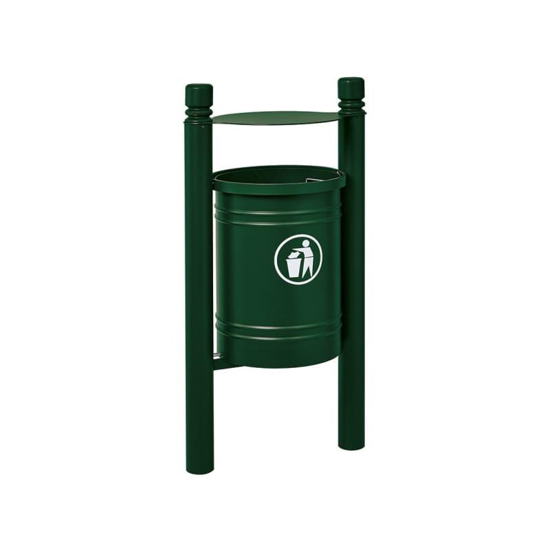 Cityscape Direct Province Litter Bin Green (RAL 6005) / City