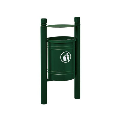 Cityscape Direct Province Litter Bin Green (RAL 6005) / City
