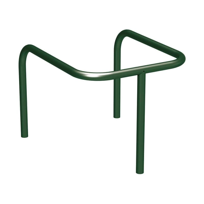 Cityscape Direct Pole Protector (35mm) Green (RAL 6005) / Concrete
