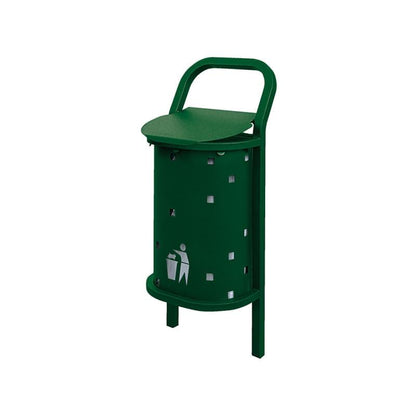 Cityscape Direct Conviviale Litter Bin Green (RAL 6005)