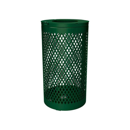Cityscape Direct Losange Litter Bin Green (RAL 6005)