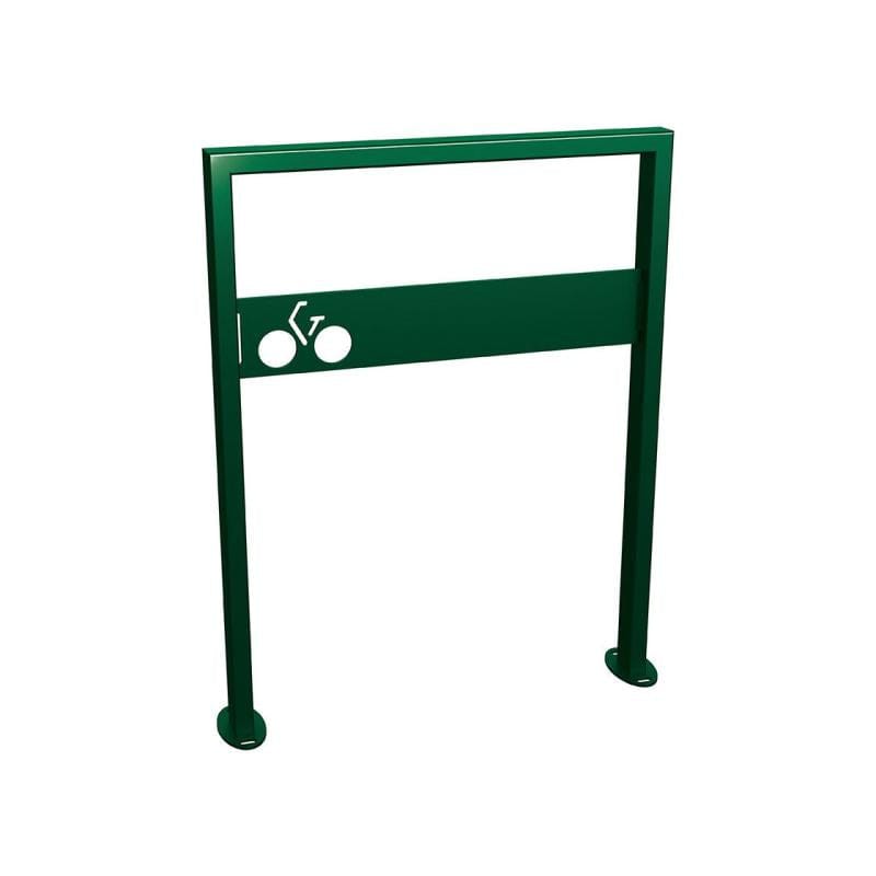 Cityscape Direct Milan Bicycle Stand Green (RAL 6005) / Signed / Base Plates