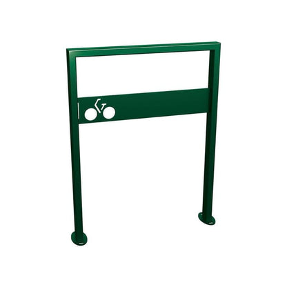 Cityscape Direct Milan Bicycle Stand Green (RAL 6005) / Signed / Base Plates