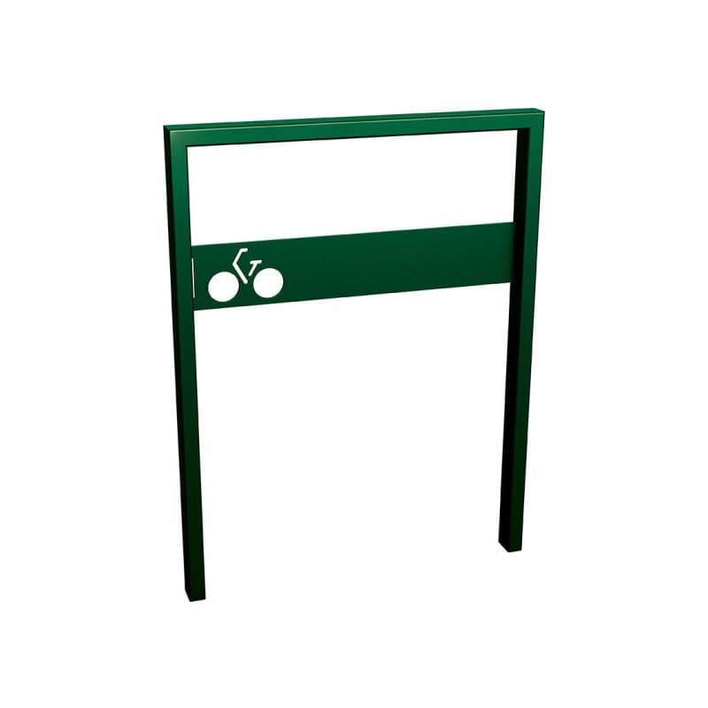 Cityscape Direct Milan Bicycle Stand Green (RAL 6005) / Signed / Concreted