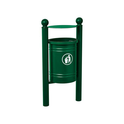 Cityscape Direct Province Litter Bin Green (RAL 6005) / Sphere