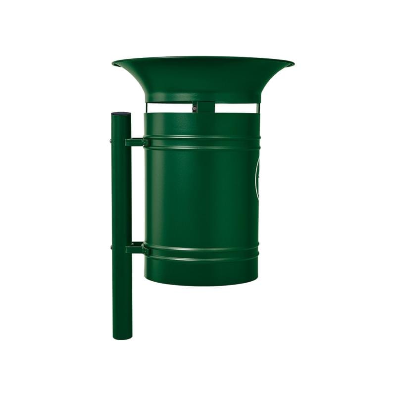Cityscape Direct Valencia Litter Bin Green (RAL 6005)